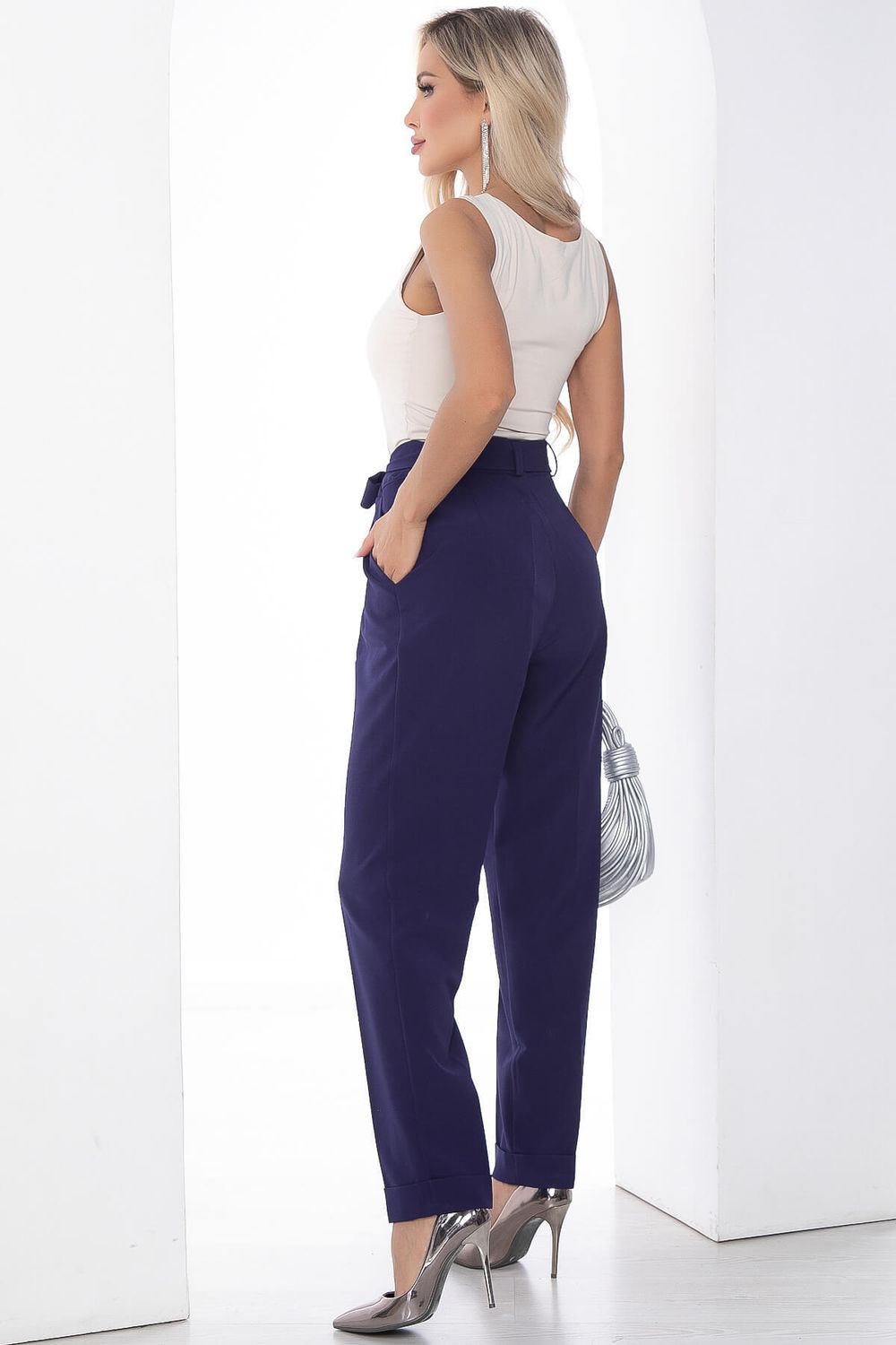 Брюки "Деловая встреча" (синие) Б9072 LT Collection