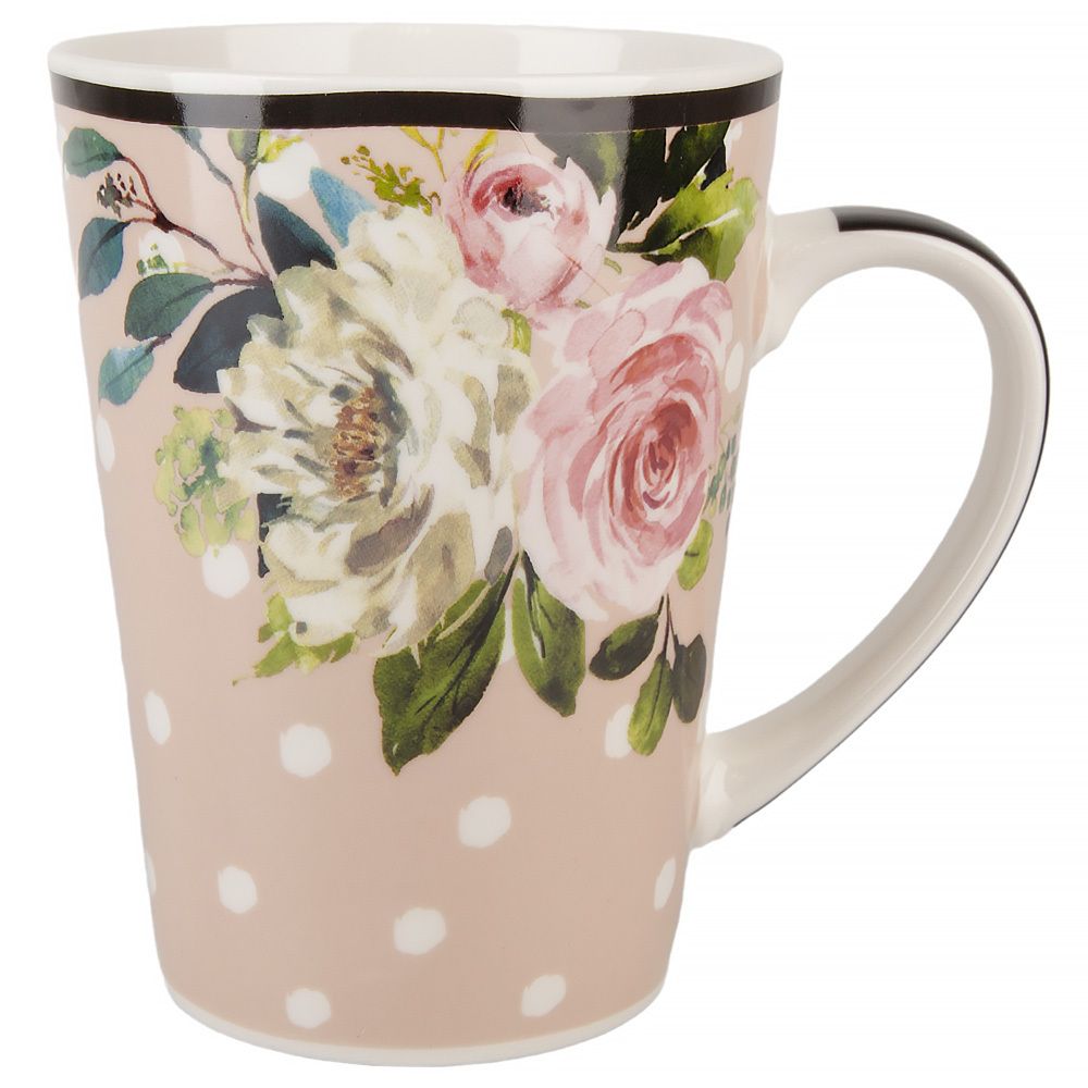 Кружка "Floristry" v=520 мл (min12) (транспортная упаковка)