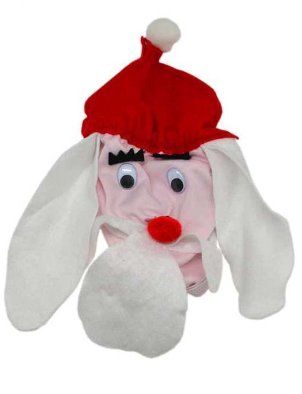 Игривые мужские трусы «Санта Клаус» (Размер: S-M-L) (Цвет: белый с красным)