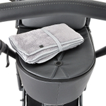 Детская коляска Roan Bass Next Кожа 2 в 1 RN083/1 Graphite Pearl