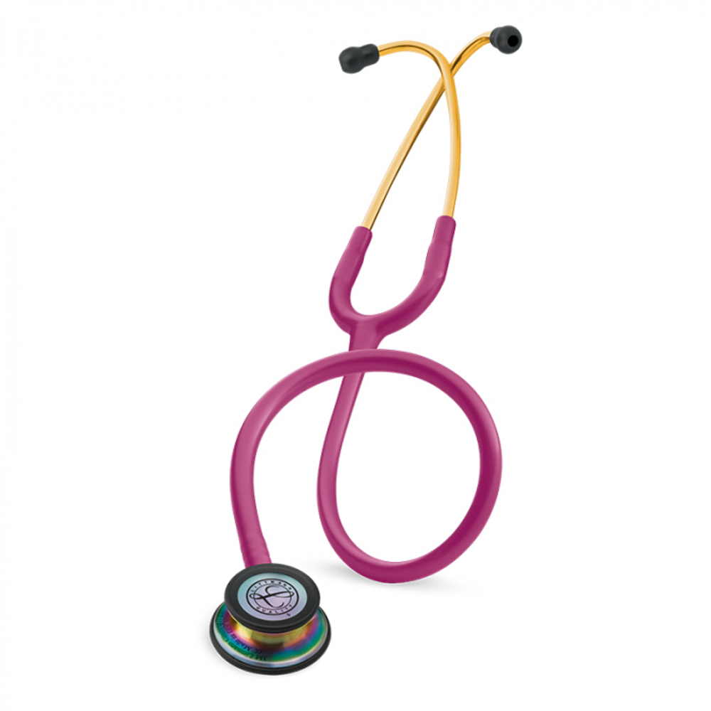 Стетоскоп Littmann Classic III, малиновый, радужная акустическая головка (5806)