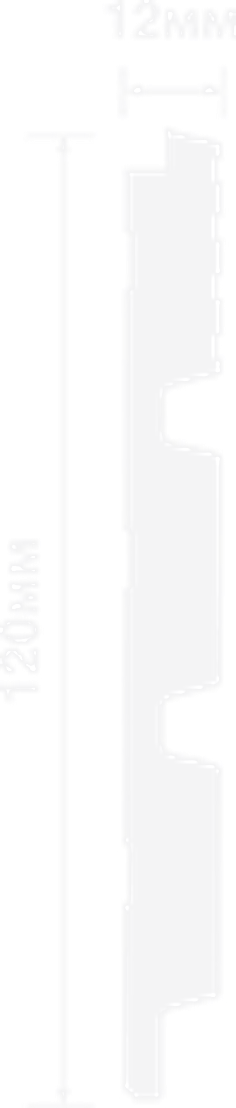 Стеновая панель HiWood декорированная, 270x12 см