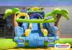 Надувной аквапарк с бассейном и горками «Тропический остров», 24×18×7,6 м