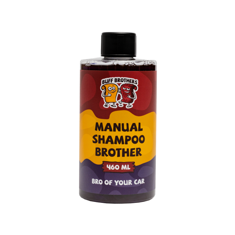 BUFF BROTHERS Шампунь для ручной мойки с лубрикантом MANUAL SHAMPOO BROTHER 460ml.