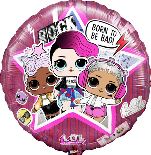 Круг 18" Кукла ЛОЛ Рок-звезды Fm