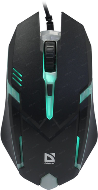 Манипулятор Defender Optical Mouse Сyber <MB-560L Black> (RTL) USB 3btn+Roll <52560>