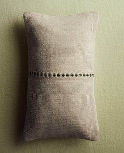 Zara Home наволочка декоративная из льна, зелёный, 30x50 см