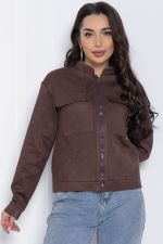 Бомбер Александра (шоколадный) Б12495-2 LT Collection