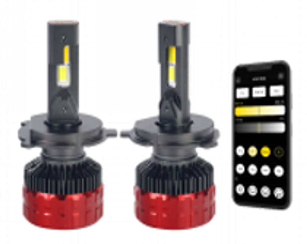 ZMB C17 LED 2-200W 12V 3000-6500K H4 H7 Упр. Прилож.