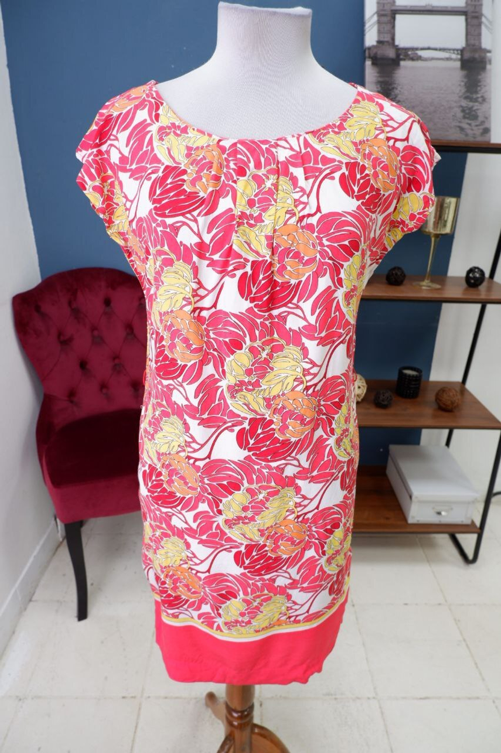 Платье O'stin с принтом 44 размер