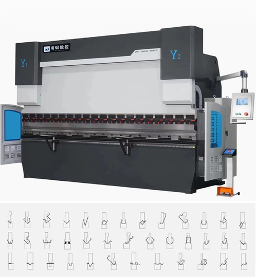 Листогибочный станок с ЧПУ модель WE67K