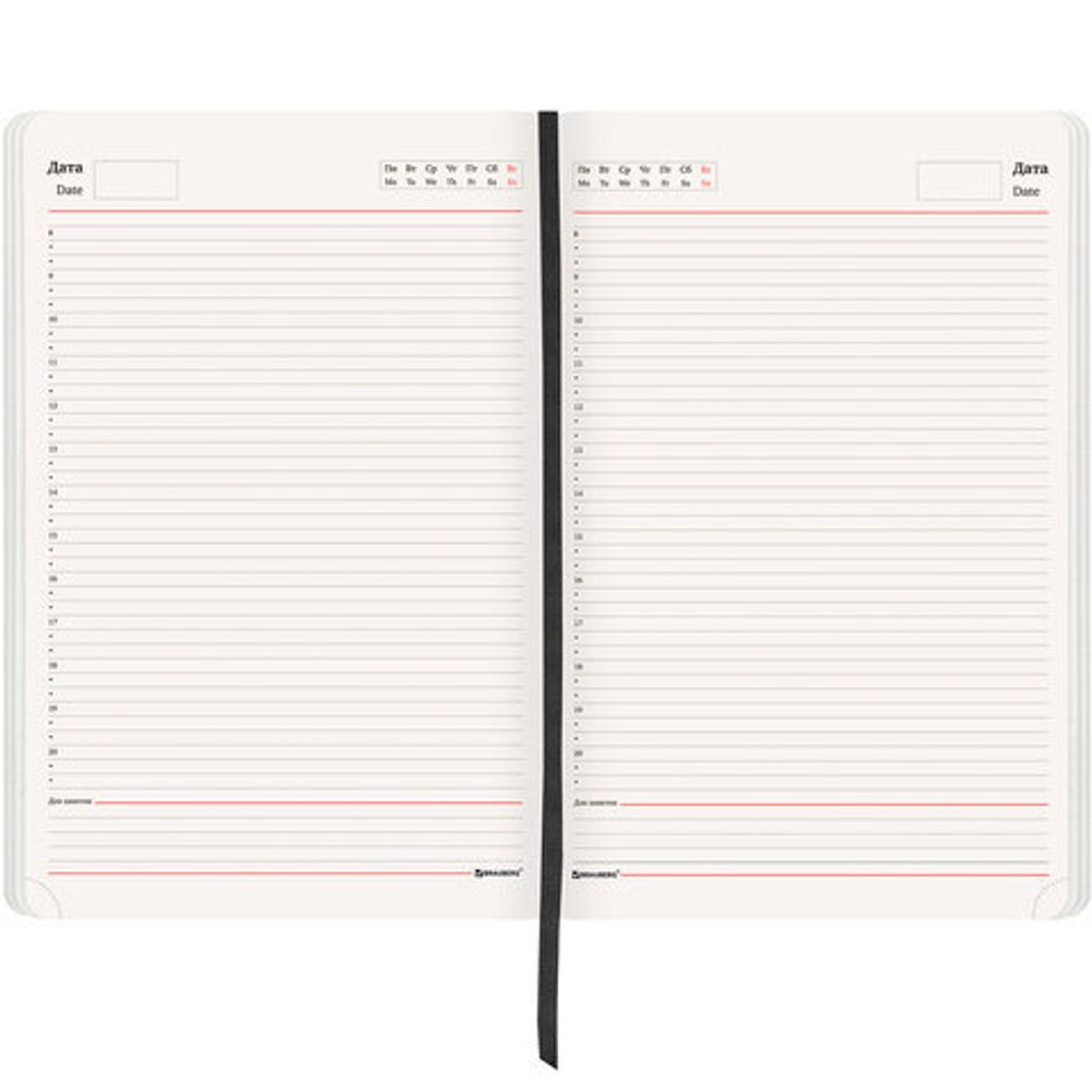 Ежедневник недатированный БОЛЬШОЙ ФОРМАТ 210х297 мм А4, BRAUBERG "Metropolis Ultra", 160 л., черный, 113284