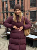 Пуховик Шерон свекольный