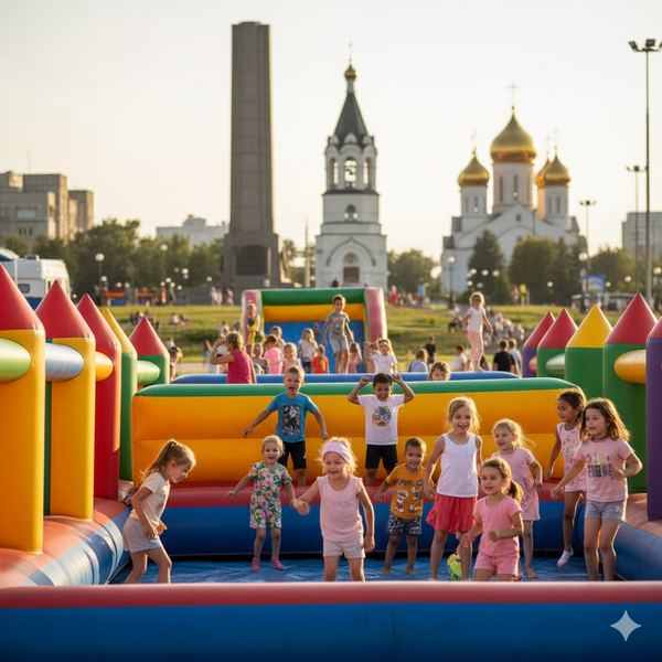 Надувной батут купить в Копейске недорого 🎉 Надувной батут купить в Копейске недорого 🎉