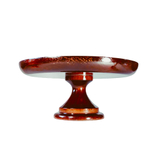 Деревянная тортница, подставка для копкейков и тортов из сибирского кедра 300мм. TR1