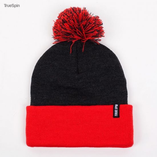 Шапка TRUESPIN NEON POM 2 TONE DARK GREY - NEON-INFRED