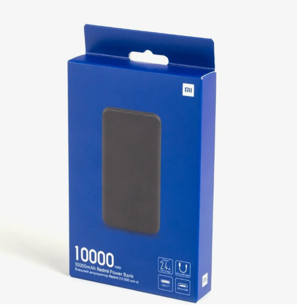 Портативный аккумулятор Redm 10000 mAh (черный)