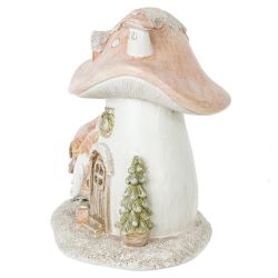 GAEM Фигурка декоративная с подсветкой "Домик и гномы", L13 W10 H15 см