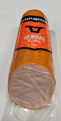 Ветчина "НЕЖНАЯ", в/у, 300гр, Бычков