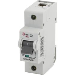 Автоматический выключатель ЭРА PRO NO-902-267 ВА47-100 1Р 25А кривая D 10кА | Модульные автоматические выключатели
