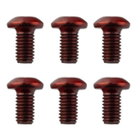 Болты винты красные для крепления тормозного диска (6 штук)
