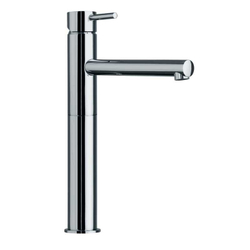 Bossini Oki смеситель для раковины высокий, длина излива 180 мм, с донным клапаном, цвет хром