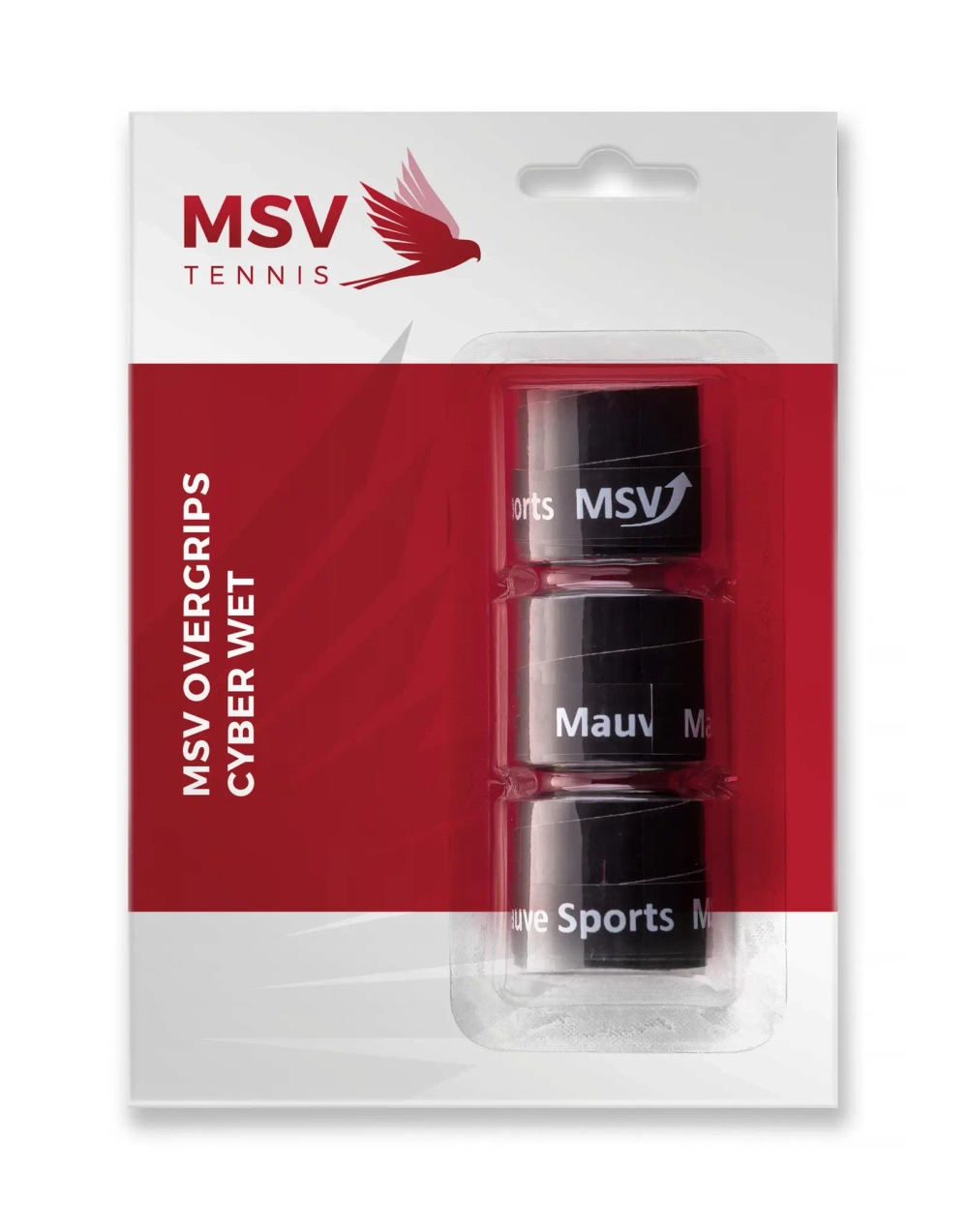 Овергрип MSV Overgrip Cyber Wet,  3 / pack,  black