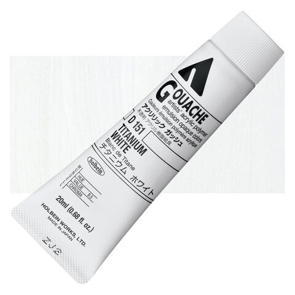 Holbein Acrylic Gouache 20 мл. 151 [А] Titanium White