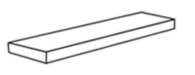 Ступень угловая X2 ANG.TOP SX INT.9 RUST