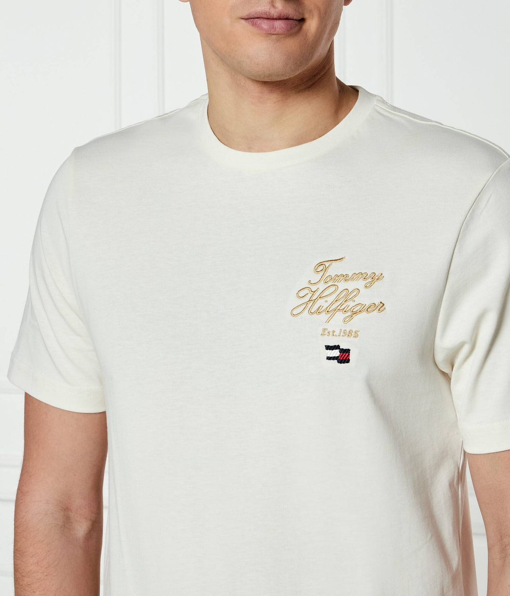 Футболка Tommy Hilfiger - экрю(MW0MW38334)