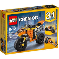 LEGO Creator: Оранжевый мотоцикл 31059 — Sunset Street Bike — Лего Креатор Создатель