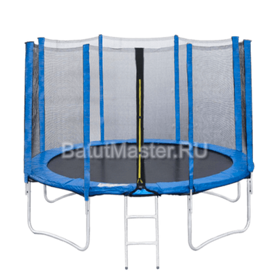 Батут для дачи с сеткой и лестницей, диаметр 10 футов B-15729