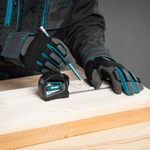 Рулетка "Doppelhaken",5 м x 19 мм,двухсторонний зацеп,Нейлон,двусторонняя шкала,автоматическая фиксация Gross