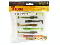 Мягкая съедобная приманка LJ Pro Series Tioga 2.9 in (74 мм), цвет MIX2, 7 шт