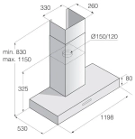 Вытяжка Asko CW41236S фото 5