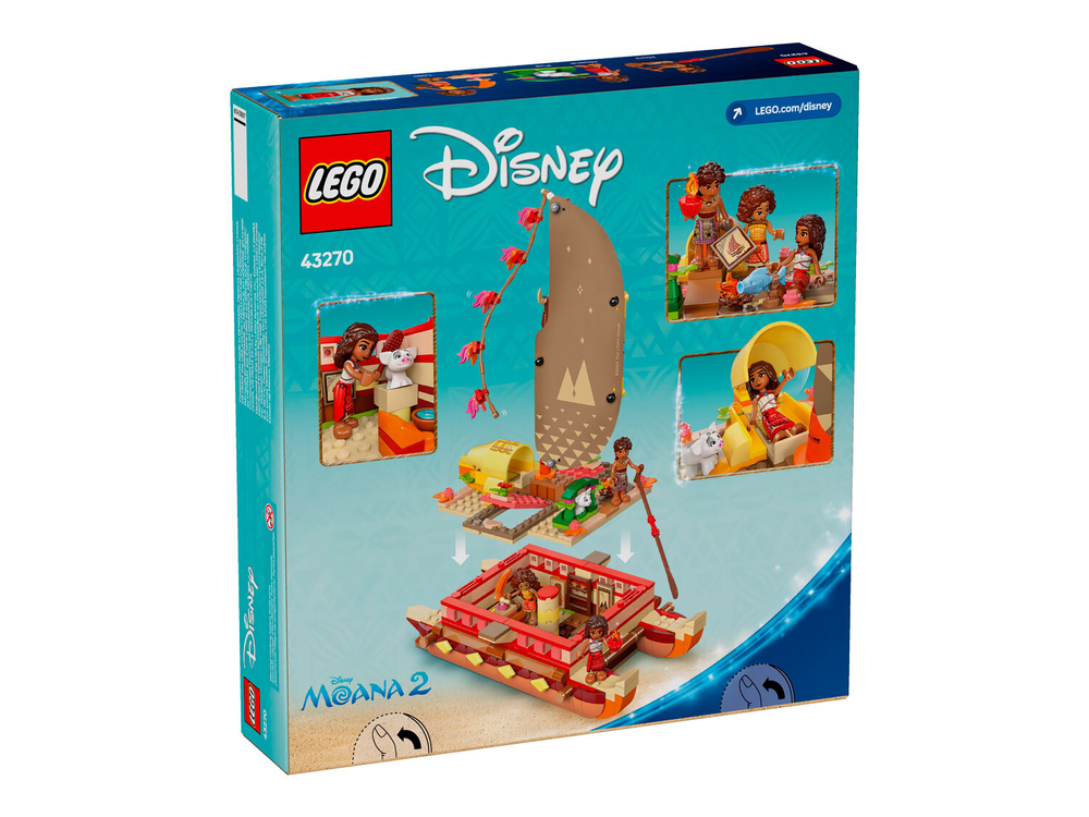LEGO Disney 43270 «Моана: приключение на каноэ» — принцесса и океанские истории