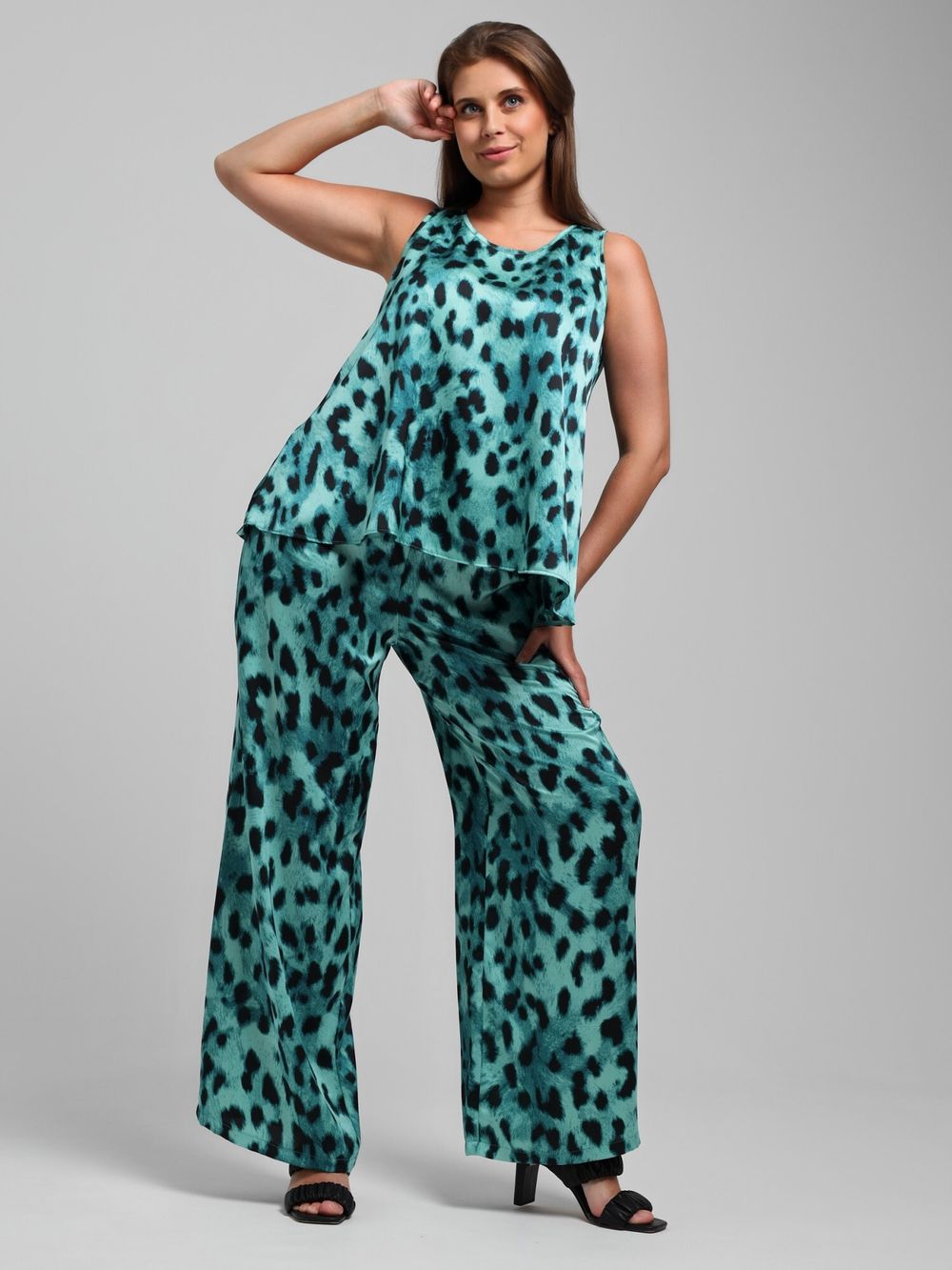 Блузка (топ) Найт-3 Виотекс ЗЕЛЁНЫЙ