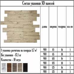Cтеновые панели Finitura Dekor 3D 054 ASW