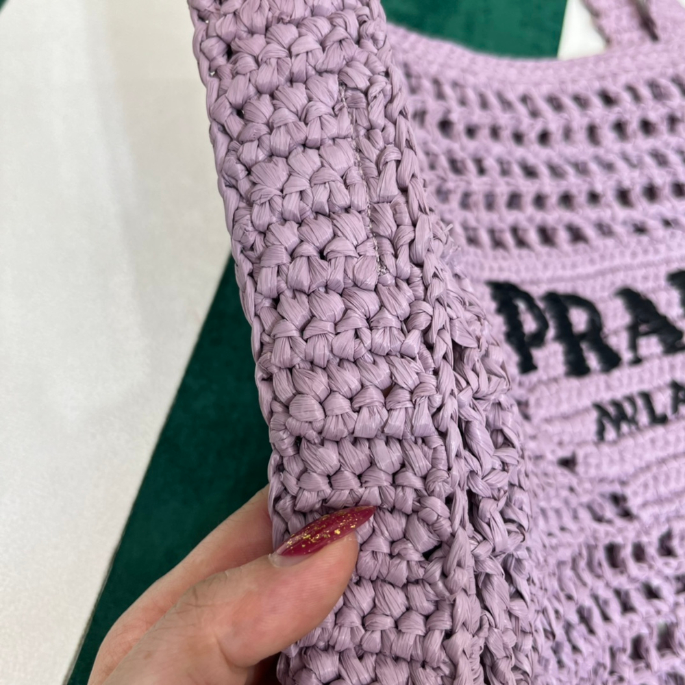 Prada Crochet Tote Bag