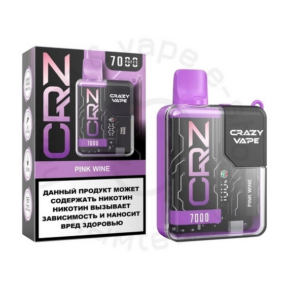 Одноразовая ЭС CRZ 7000 &quot;Розовое вино&quot; (Pink wine) (М)