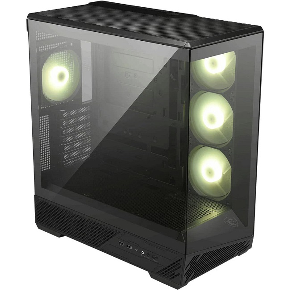 Корпус Midi-Tower MSI MAG PANO 130R PZ ARGB TG Reverse Blade Fan Black (306-7G32R21-HH9)