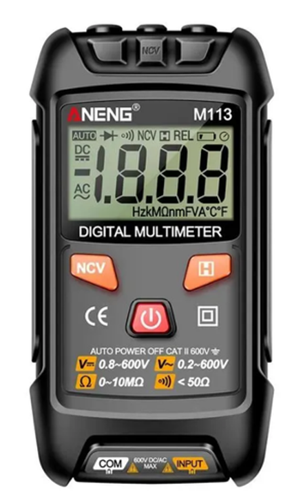 Мультиметр M-113 автоматический выбор диапазона напряжения