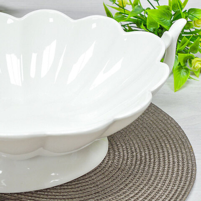 Блюдо сервировочное 37,5*25*9,5см, фарфор