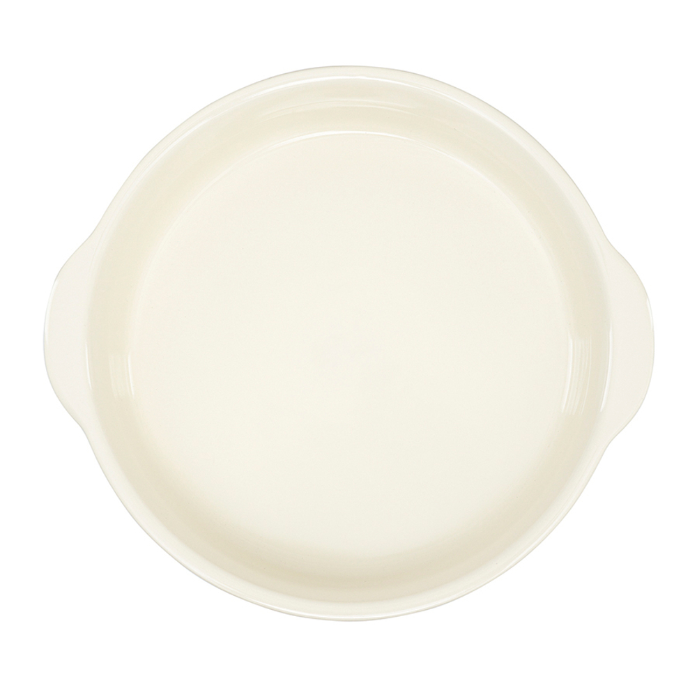 Блюдо для запекания birds of paradise, D27 см, кремовое