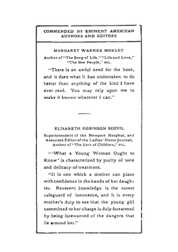 What a young woman ought to know | Mary Wood-Allen