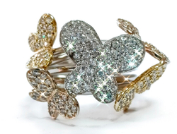 Ювелирное кольцо из серебра 925 пробы,вставка фианиты.Размер 16.5