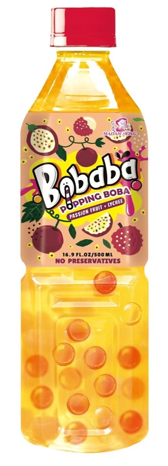 Bubble чай маракуйя и личи «Bobaba»