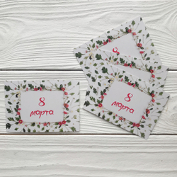 Открытка "8 марта" 10,5 х 7,4 см