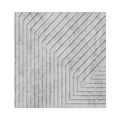 Декоративная стеновая панель ПВХ Гранж 482х482 мм