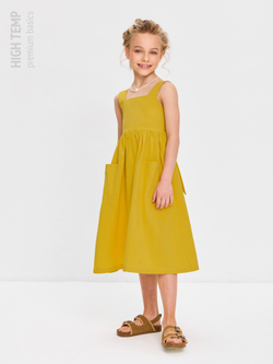 Сарафан из хлопка с бантом на спинке